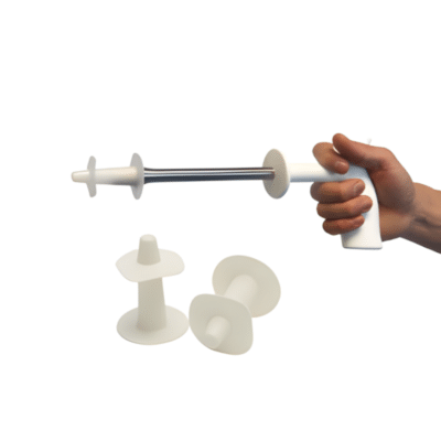 Bouchon anal soluble pour porcs